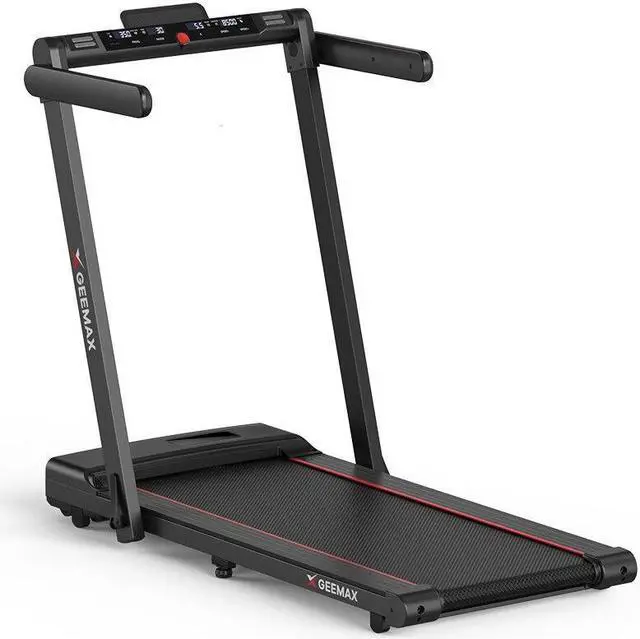 Alt view image 4 of 7 - Geemax C2 3.0 HP Foldable Treadmill with LED Touch Display and 120KG Capacity, Perfect for Walking and Running at Home or Office