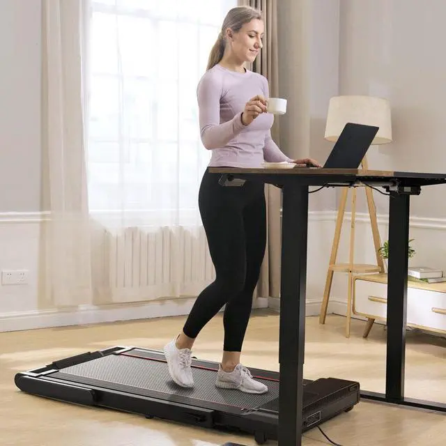 Alt view image 7 of 7 - Geemax C2 3.0 HP Foldable Treadmill with LED Touch Display and 120KG Capacity, Perfect for Walking and Running at Home or Office