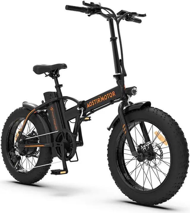 Main image of AOSTIRMOTOR A20 Folding Electric Bicycle 500W Motor 20" Fat Tire With 36V/13Ah Li-Battery RT