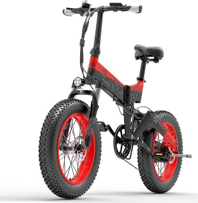 Alt view image 4 of 6 - BEZIOR XF200 1000W Motor Folding Electric Moped Bike 48V 15Ah Power Assist Electric Bike Shock Absorption Electric Bicycle