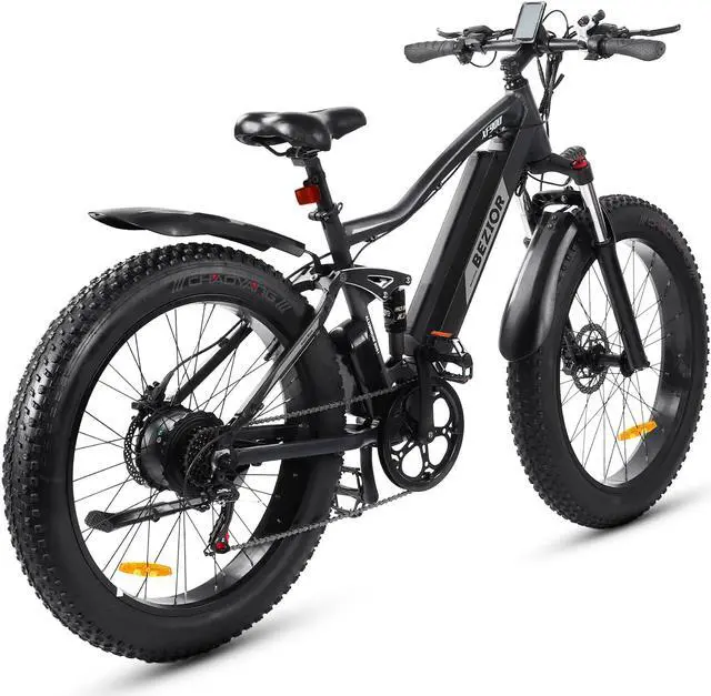 Alt view image 2 of 6 - 26 Inch Electric Bike with Fat Tire 48V 12.5AH 750W Power Assist Electric Bicycle with 45km/h Max.Speed 35-37km Pure Electric Range
