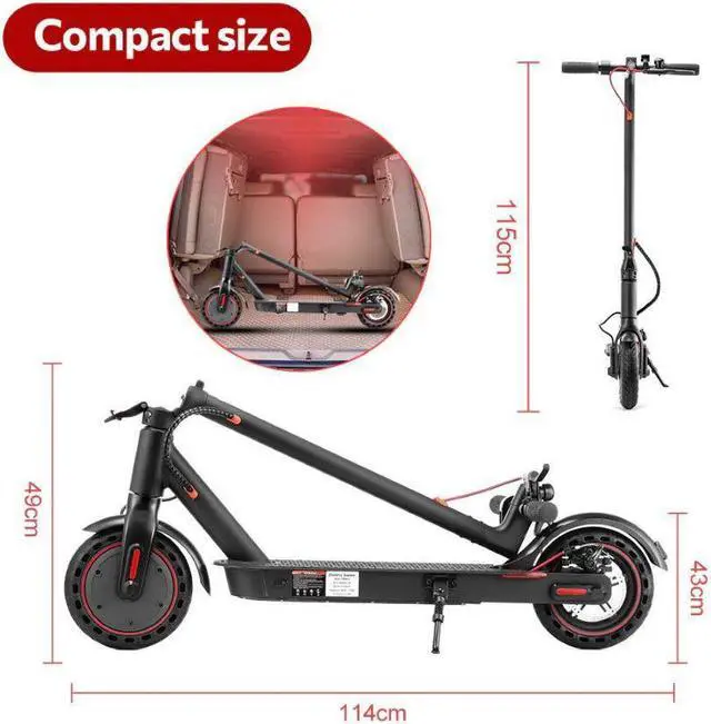 Alt view image 4 of 6 - 2022 New Outdoor Going Portable Superior Motorized Foldable Electric Scooter