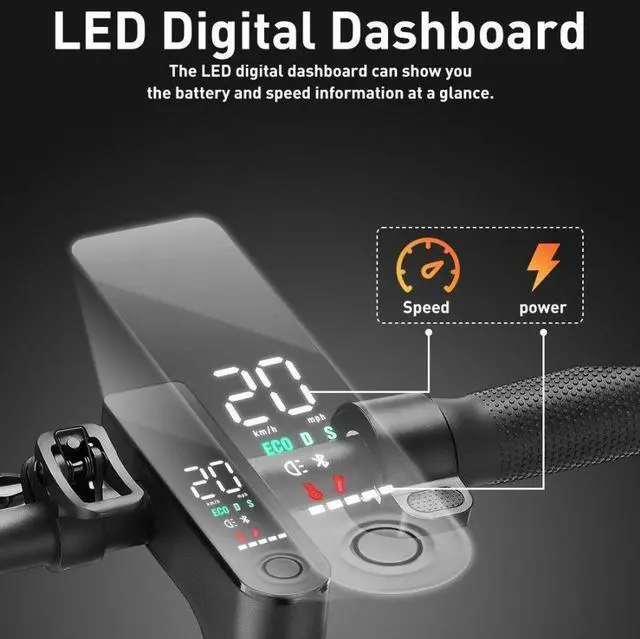 Alt view image 6 of 6 - 2022 New Outdoor Going Portable Superior Motorized Foldable Electric Scooter