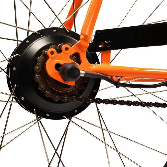 Alt view image 6 of 6 - 26" Electric Bike for Adults,Layback Electric Single Speed E-Bike,350W Brushless Motor 10AH
