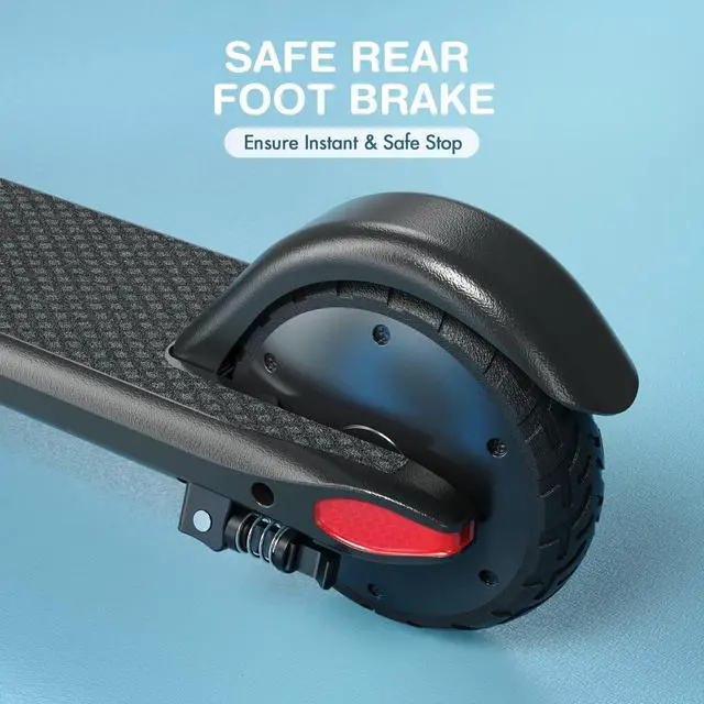 Alt view image 5 of 6 - E9 Electric Kick Scooter, Lightweight and Foldable, Upgraded Motor Power