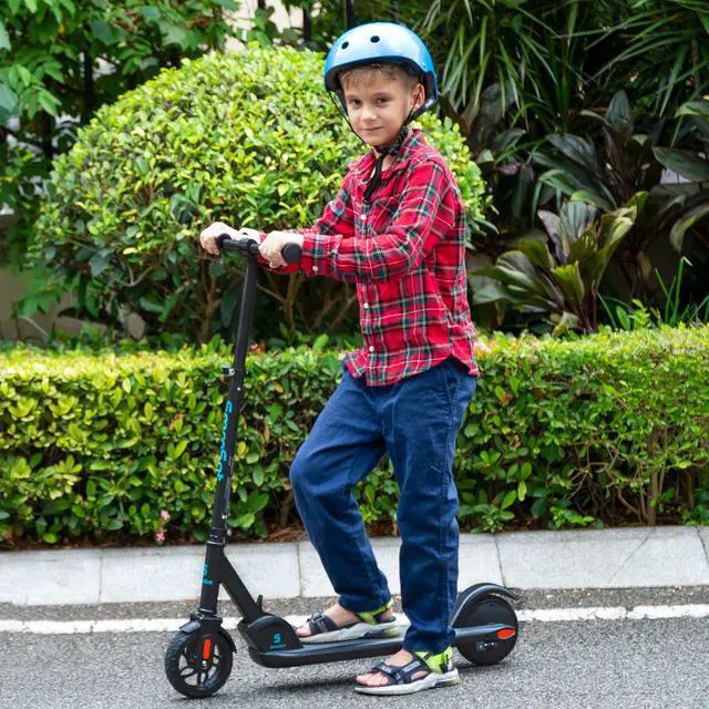 Alt view image 6 of 6 - E9 Electric Kick Scooter, Lightweight and Foldable, Upgraded Motor Power