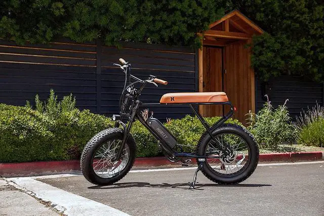 Alt view image 2 of 6 - Hurley Hybrid-Bicycles Amped 6 Speed E-Bike
