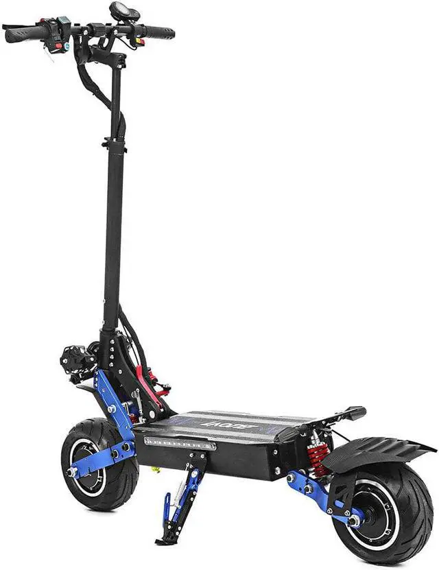 Alt view image 4 of 7 - LAOTIE® ES19 Steering Damper 60V 38.4Ah Battery 6000W Dual Motor Electric Scooter 135Km Mileage 10x4.5inch Wide Wheel Electric Scooter