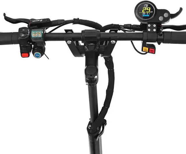 Alt view image 6 of 7 - LAOTIE® ES19 Steering Damper 60V 38.4Ah Battery 6000W Dual Motor Electric Scooter 135Km Mileage 10x4.5inch Wide Wheel Electric Scooter