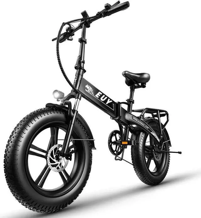 Alt view image 2 of 7 - Adult Electric Bike 750W Motor 20"*4.0" All Terrain Fat Tire Ebike with Samsung 48V 12.8Ah Lithium Battery