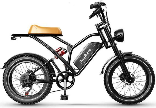 Alt view image 3 of 5 - S4 1000W 48V 20AH electric bike 20 inch fat tire bicycle beach cruise e-bike all terrain off-road ebike for Adults