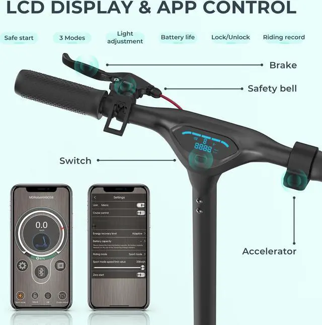 Alt view image 2 of 7 - iScooter i9Max  Electric Scooter  high performance battery 10Ah 500W 35km/h fast speed  Foldable Adult