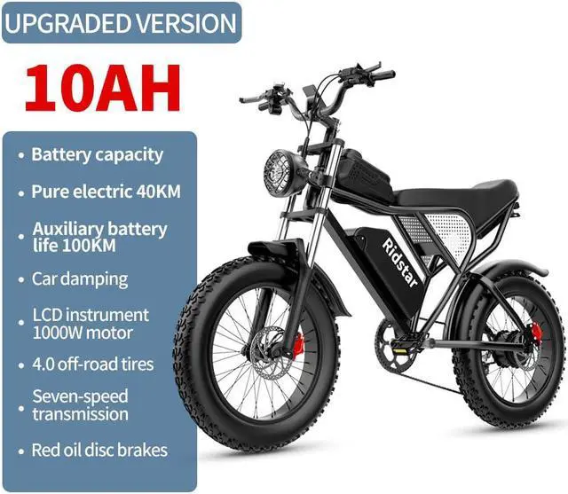 Alt view image 6 of 6 - home delivery door to  door service electric city bike electric fat tire 1000w 48v 20ah electric road bike electric mountain bike