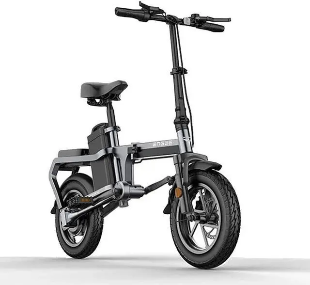 Alt view image 3 of 6 - ENGWE X5S 20Ah 48V 240W 14in Chainless Folding Electric Bike With Removable Battery 30km/h Top Speed E Bike