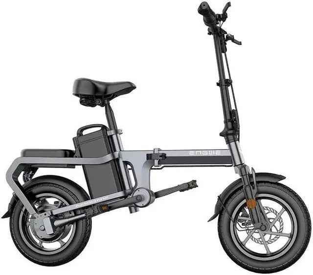 Alt view image 6 of 6 - ENGWE X5S 20Ah 48V 240W 14in Chainless Folding Electric Bike With Removable Battery 30km/h Top Speed E Bike
