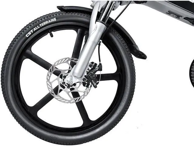 Alt view image 6 of 6 - ZHENGBU K6S 400W 48V 10.4Ah 20 Inch Electric Bicycle 35km/h Max Speed 70Km Mileage Range 150Kg Max Load Electric Bike