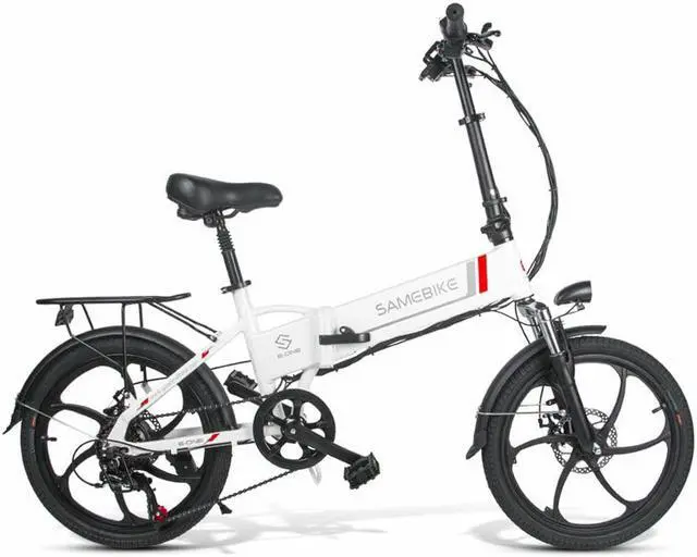 Alt view image 2 of 7 - SAMEBIKE 20LVXD30 350W 48V 10.4Ah 20 Inch Electric Bikes 35km/h Max Speed 80Km Mileage 150Kg Max Load