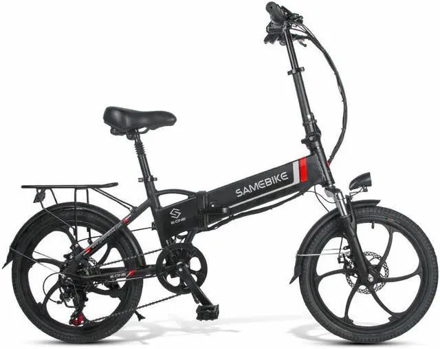 Alt view image 3 of 7 - SAMEBIKE 20LVXD30 350W 48V 10.4Ah 20 Inch Electric Bikes 35km/h Max Speed 80Km Mileage 150Kg Max Load