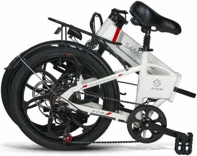 Alt view image 4 of 7 - SAMEBIKE 20LVXD30 350W 48V 10.4Ah 20 Inch Electric Bikes 35km/h Max Speed 80Km Mileage 150Kg Max Load