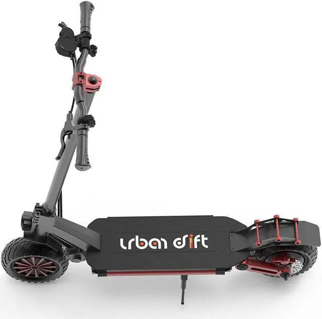 Alt view image 5 of 6 - Urban GR-S011 52V 20AH 800W*2 Dual Motor 10in Folding Electric Scooter 60km/h Max Speed 80km Max Mileage E Bike