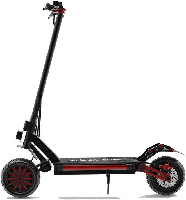 Alt view image 4 of 6 - Urban GR-S011 52V 20AH 800W*2 Dual Motor 10in Folding Electric Scooter 60km/h Max Speed 80km Max Mileage E Bike