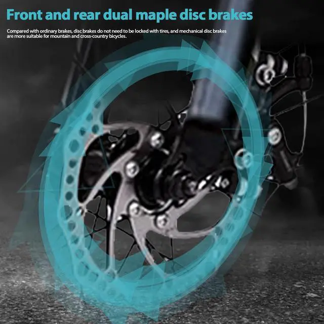 Alt view image 4 of 7 - Junior Aluminum Full Mountain Bike, Stone Mountain 26 Inch 21-Speed Bicycle