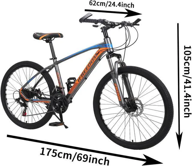Alt view image 4 of 7 - 26 Inch Mountain Bike Bicycle Variable Speed Adjustable Commuters Bike