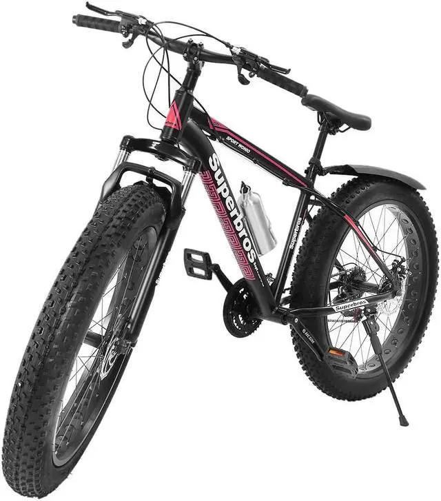 Alt view image 4 of 7 - Fat Tire Mens Mountain Bike, 17-Inch / Medium High-Tensile Aluminum Frame
