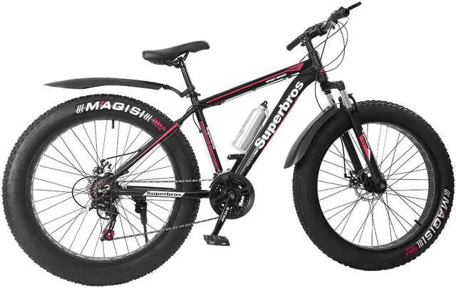 Alt view image 5 of 7 - Fat Tire Mens Mountain Bike, 17-Inch / Medium High-Tensile Aluminum Frame