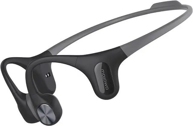 Alt view image 3 of 7 - Bone Conduction Headphones, MOJAWA MOJO2 Open Ear Wireless Bluetooth Headphones, Sports Headset with Deep Bass and Secure Fit, IP67 Waterproof, 26g, 8H Playtime for Running Cycling Workouts
