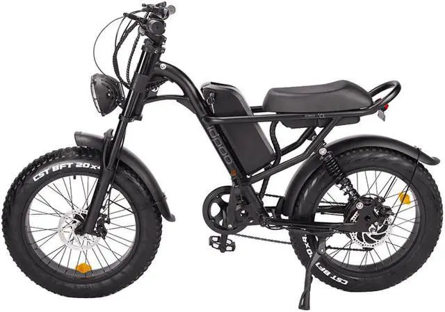 Alt view image 3 of 7 - Z8 ELectric Bike 20*4.0'' Fat Tire 48V 500W Motor 15Ah Battery 45km/h Max Speed 7-Speed Derailleur LCD Display Electric Bicycle