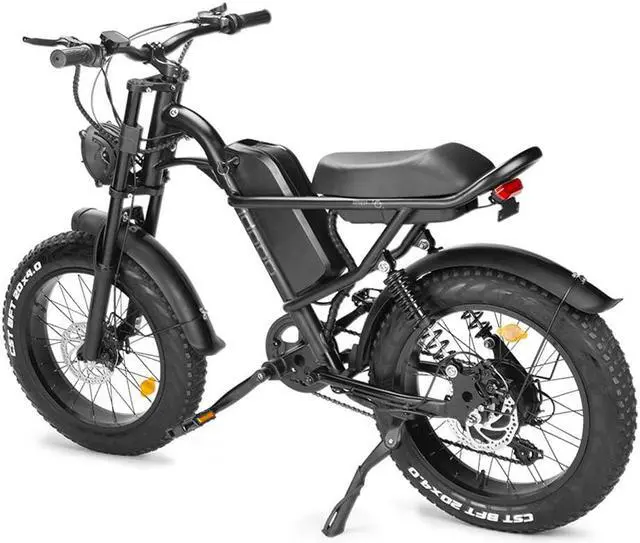 Alt view image 6 of 7 - Z8 ELectric Bike 20*4.0'' Fat Tire 48V 500W Motor 15Ah Battery 45km/h Max Speed 7-Speed Derailleur LCD Display Electric Bicycle