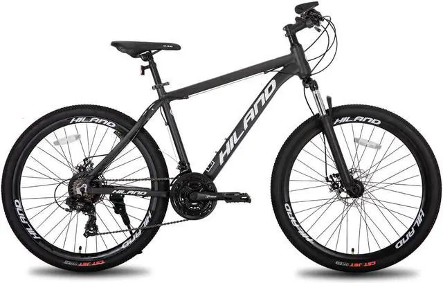 Main image of Hiland 26/27.5Inch Aluminum Mountain Bicycle Bike 24 Speeds with Disc Brake Suspension Fork