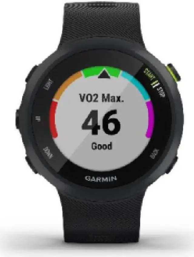 Alt view image 5 of 5 - Garmin Forerunner 45 GPS Running Watch with Garmin Coach Training Plan Support - Black, Large