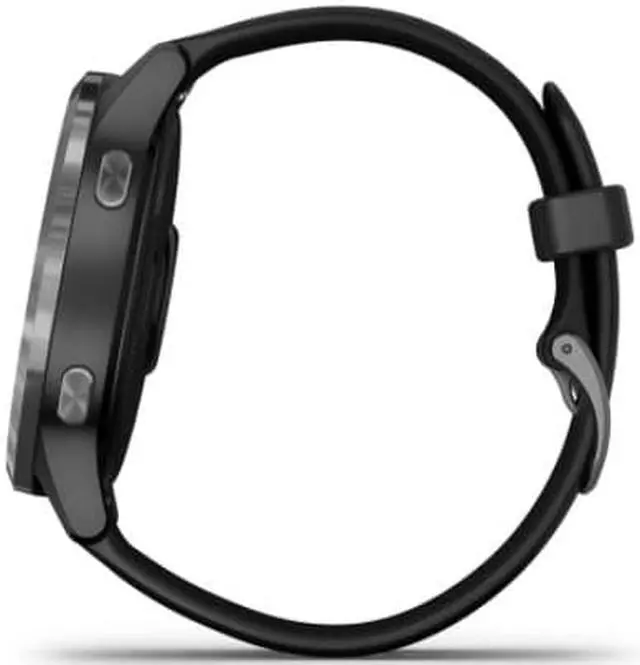 Alt view image 3 of 6 - Garmin Vivoactive 4 Heart Rate Monitor Black/Slate, One Size