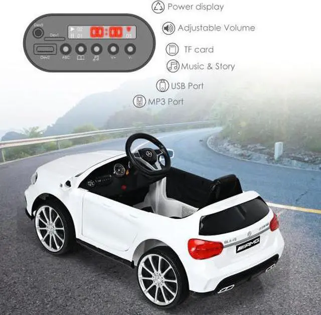 Alt view image 5 of 6 - 12V Electric Kids Ride On Car with Remote Control-White