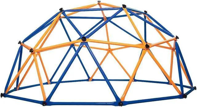 Alt view image 3 of 7 - Children Dome Climber Playground Kids Swing Set Climbing Frame Backyard Gym Develop Confidence for Fun Indoor Outdoor XH