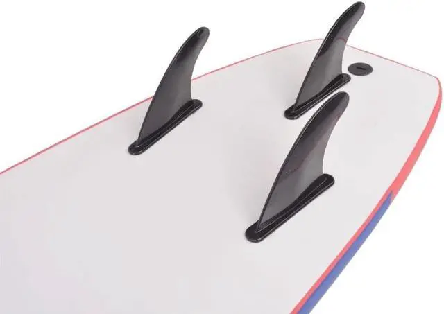 Alt view image 5 of 5 - Surfboard Blue and Red 66.9"