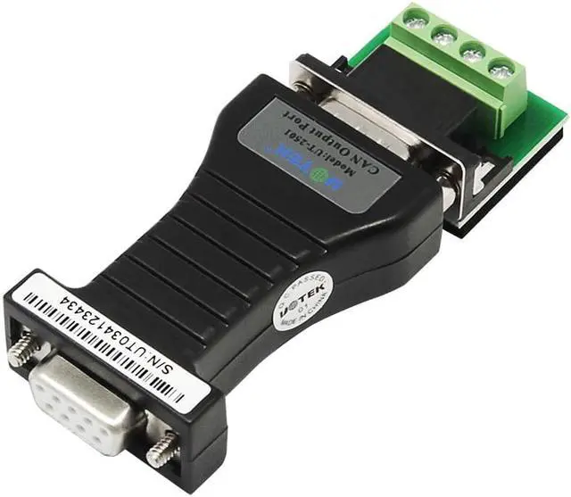 Alt view image 2 of 7 - UOTEK Industrial Grade RS232 to CAN BUS Level Converter Canbus to RS-232 Adapter UT-2501 Connector Half Duplex 300BPS-115.2KBP