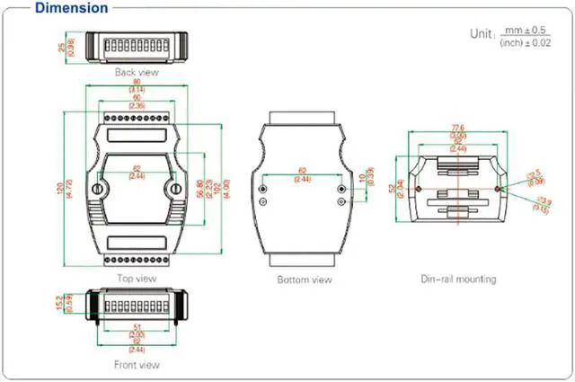 Alt view image 7 of 7 - UOTEK 8 Channel Digital I/O Controller RS-485 Opto-electronic Isolation Input Relay Output IO Adapter UT-5512