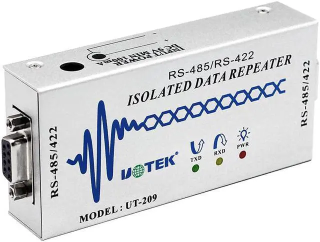 Alt view image 3 of 7 - UOTEK Industrial Grade RS-485 RS-422 Repeater with Isolation Trunk Circuit RS485 RS422 UT-209