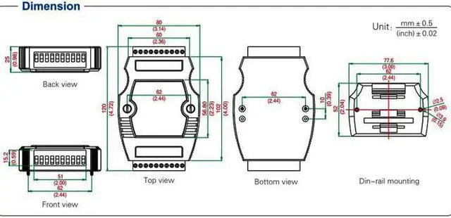 Alt view image 6 of 7 - UOTEK Industrial Grade RS-485 RS-422 Repeater with Isolation Trunk Circuit RS485 RS422 UT-209