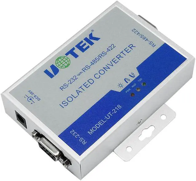 Alt view image 2 of 7 - UOTEK Industrial RS232 to RS485 RS422 Converter with Isolation Surge ±15KV ESD Protection DB9 Connector Supports All Operating System UT-218