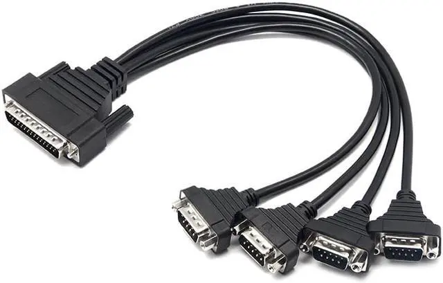 Alt view image 5 of 7 - UOTEK Industrial PCI to 4 Ports RS232 High Speed Serial Card RS232 to PCI DR44 Expansion Converter DB9 Connector UT-764 Adapter with ESD Protection