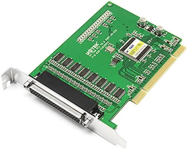 Alt view image 4 of 7 - UOTEK Industrial PCI to RS-232 Serial Card RS232 8 Ports High Speed DR62 Converter DB9 Connector RTS/CTS XON/XOFF Control UT-768