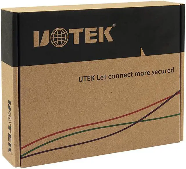 Alt view image 5 of 7 - UOTEK Industrial Grade PCI-E to RS-232 Serial Card PCIE to RS232 2 Ports High Speed DR44 Converter DB9 Connector UT-782 Adapter with ESD protection