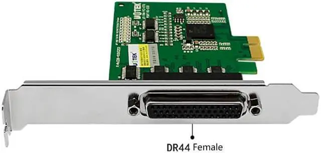 Alt view image 2 of 7 - UOTEK Industrial 4-Port RS-232 PCI-E Multi-Serial Cards RS232 to PCIE High Speed Converter Adapter with DR44 Female 1pc Designed for POS and ATM UT-784 Support 256byte FIFO Driver and Built-in Hardwar