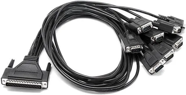 Alt view image 4 of 7 - UOTEK Industrial PCI-E to 8-port RS-232 Serial Card PCIE to RS232 High Speed DR62 Converter Com DB9 Connector 4U UT-788 Support 256byte FIFO Driver and Built-in Hardware and Software