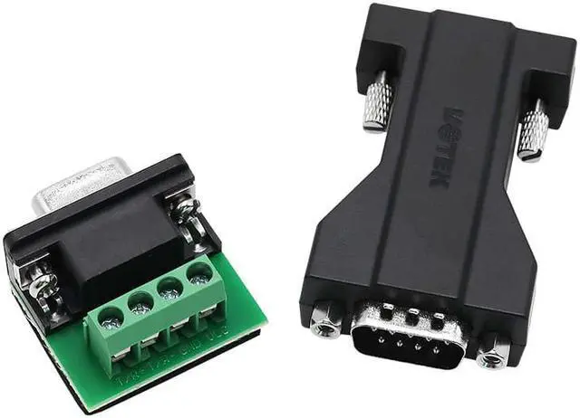 Alt view image 2 of 7 - UOTEK Mini RS232 to RS485 Converter Adapter DB9 Interface Connector UT-2020