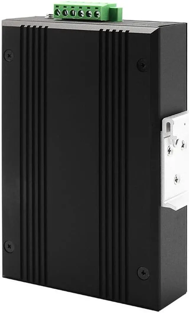 Alt view image 4 of 7 - Industrial Grade UOTEK 10/100/1000M 8 Ports RJ45 Network Unmanaged Ethernet Switch DIN-Rail 12/24/48VDC Support Reverse Polarity Protection UT-6408G